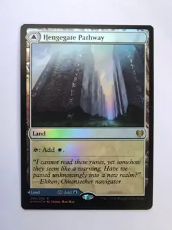 MTG Hengegate Pathway (KHM) Foil Rare 260/285 - Image 1