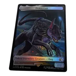 Final Fantasy MTG FOIL FFVIII Angelo Token (0019) FFVII Darkstar Token (0020) - Image 2