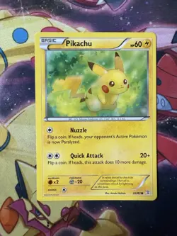 2016 Pokemon TCG Pikachu 26/83 Generations Regular LP - Image 1