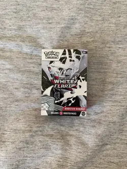 Pokemon TCG: Scarlet & Violet White Flare Booster Bundle Box In Hand - Image 1
