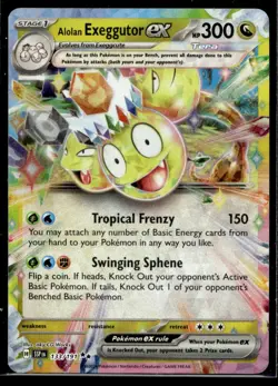 Alolan Exeggutor ex - SV08: Surging Sparks 133/191 LP Pokemon TCG | Buy 10 Get 1 - Image 1