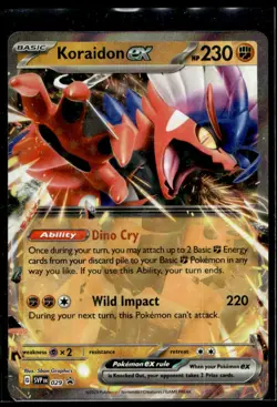 Koraidon ex - SV: Scarlet & Violet Promo Cards 029 LP Pokemon TCG | Buy 10 Get 1 - Image 1