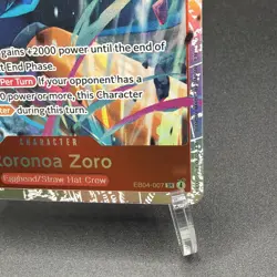 Roronoa Zoro SR (EB04-007) EB04-007 Adventure on Kami's Island Foil - Image 4