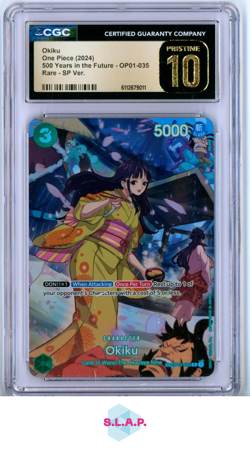 OKIKU 500 YEARS IN THE FUTURE (OP07) SP VER. OP01-035 ONE PIECE CGC PRISTINE 10 - Image 1