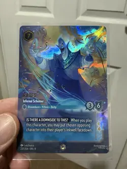Disney Lorcana TCG: Fabled - HADES - Infernal Schemer Enchanted 237/204 - NM+ - Image 1