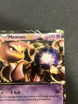 Pokemon Mewtwo EX TCG Black White Holo Card BW45 Promo NM/LP - Image 3