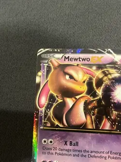 Pokemon Mewtwo EX TCG Black White Holo Card BW45 Promo NM/LP - Image 4
