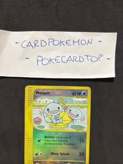 Pokemon Card Wooper 117/147- Eng-Holo Reverse-Exc! - Image 2