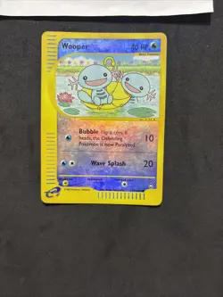 Pokemon Card Wooper 117/147- Eng-Holo Reverse-Exc! - Image 3