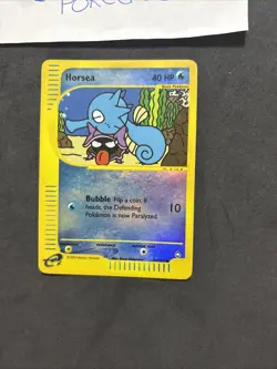 Pokemon Card Horsea 84/147- Aquapolis-Eng-Holo Reverse-Exc! - Image 3