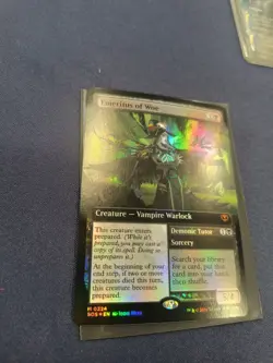 MTG Foil Emeritus of Woe (Extended Art) 324 Secrets of Strixhaven Magic - Image 1