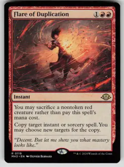 Flare of Duplication Rare Modern Horizons 3 119 MTG Near Mint 2024 - Image 1