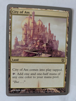 City of Ass Unhinged MTG NM Free shipping with tracking - Image 1