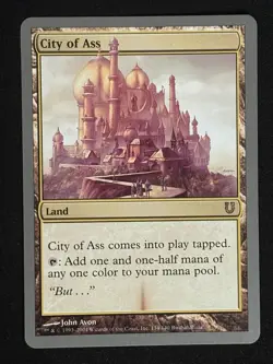 1x MTG City of Ass - Unhinged (UNH) #134 - Magic the Gathering - Image 1