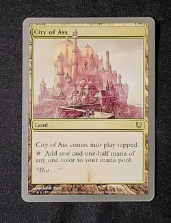 City of Ass Unhinged 134/140 2004 Magic The Gathering MTG - Image 1
