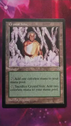 Crystal Vein Mirage MTG. LP, Lightly Played. - Image 1