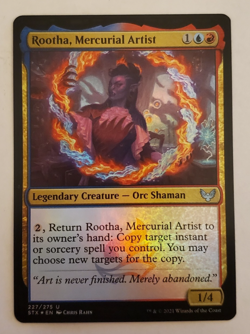 1x Rootha, Mercurial Artist FOIL Strixhaven MTG Magic the Gathering NM - Image 1