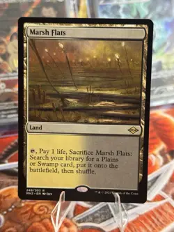 MTG Marsh Flats, NM-Mint, English Modern Horizons 2 - Image 1