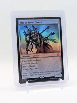 MTG - Sire of Seven Deaths - FOIL Mythic #1 - Foundations NM - Image 1