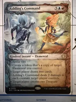 Ashling's Command Showcase 330 Lorwyn Eclipsed Magic the Gathering - Image 1