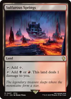 Sulfurous Springs 0427 MTG Commander FINAL FANTASY Rare NP - Image 1