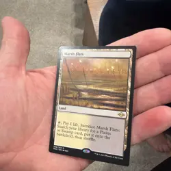 MTG Marsh Flats, NM-Mint, English Modern Horizons 2- pack fresh - Image 2