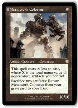 Metalwork Colossus (Retro Frame) 147 Commander: The Brothers' War MTG NM - Image 1