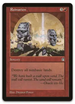 Ruination (LP) Stronghold STH Magic MTG - Image 1