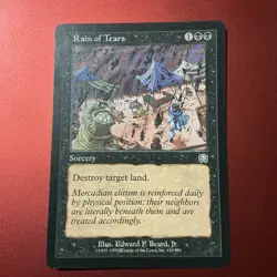 MTG Magic the Gathering Rain of Tears (155/350) Mercadian Masques LP - Image 1