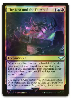 The Lost and the Damned (Surge Foil) #129 (NM) Warhammer 40,000 40K Magic MTG - Image 1