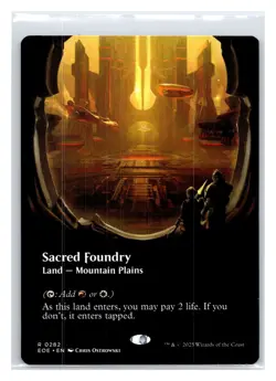 Sacred Foundry (Borderless) R Edge of Eternities 282 NM - Image 1