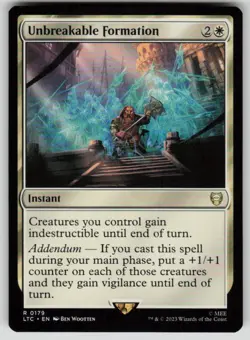 Unbreakable Formation Commander: The Lord of the Rings 179 MTG NM - Image 1