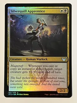 Silverquill Apprentice Strixhaven: School of Mages Foil MTG NM - Image 1
