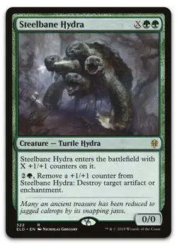 Steelbane Hydra #322 (NM) Throne of Eldraine ELD Magic MTG - Image 1