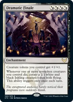 1 x Dramatic Finale - Foil - Strixhaven: School of Mages - NM-Mint - MTG - Image 1