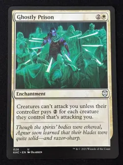 1x MTG Ghostly Prison - Commander: Kaldheim (KHC) #26 - Magic the Gathering - Image 3