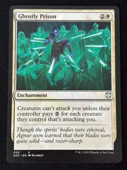 1x MTG Ghostly Prison - Commander: Kaldheim (KHC) #26 - Magic the Gathering - Image 5