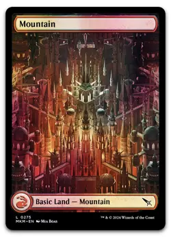 Mountain (0275) #275 (Foil) (LP) Murders Karlov Manor MKM Magic MTG - Image 1