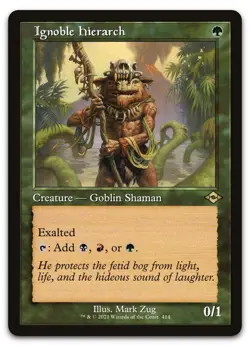 Ignoble Hierarch (Retro Frame) #414 (NM) Modern Horizons 2 MH2 Magic MTG - Image 1
