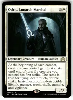 Odric, Lunarch Marshal 31 Rare Shadows over Innistrad Magic: The Gathering LP - Image 1