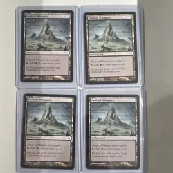 Magic: The Gathering Vault of Whispers 4x Artifact Land Rob Alexander English - Image 1