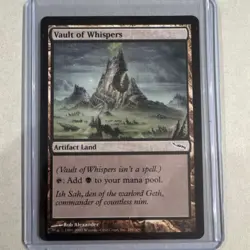 Magic: The Gathering Vault of Whispers 4x Artifact Land Rob Alexander English - Image 2