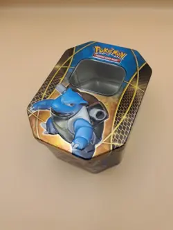 2016 Pokemon Power Beyond Blastoise EX Tin EMPTY - Image 1