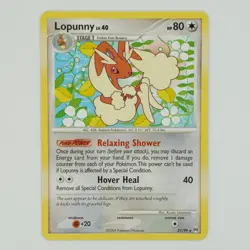 Lopunny 21/99 Rare Platinum: Arceus Pokemon Card - Image 1