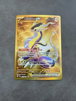 Miraidon ex Gold Hyper Rare - 253/198 - Scarlet & Violet Base Pokemon 2023 - Image 1
