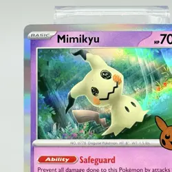 Pokemon Trick or Trade Halloween Holo Mimikyu Card #097/193 NM - Image 2