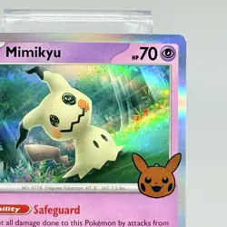 Pokemon Trick or Trade Halloween Holo Mimikyu Card #097/193 NM - Image 3