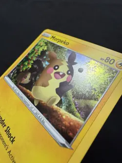 2020 Pokemon General Mills SWSH012 Morpeko Holo Black Star Promo - Image 2