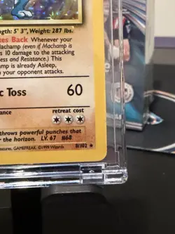 Pokemon TCG Machamp Holo Rare 1st Edition Super Clean! 🔥 - Image 4