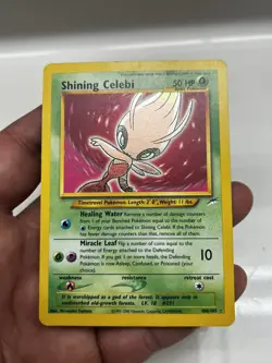Pokemon TCG Shining Celebi Neo Destiny 106/105 Holo Unlimited Secret Rare LP - Image 4